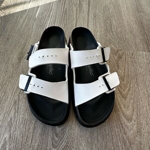 Papillio Black and White Sandals